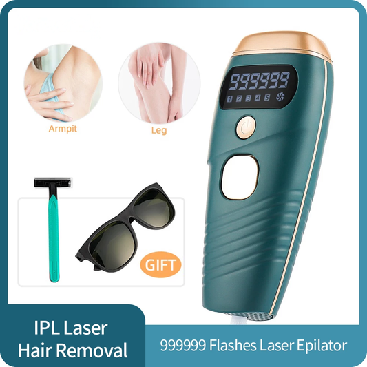 IPL Laser Epilator - Painless Flash Hair Remover